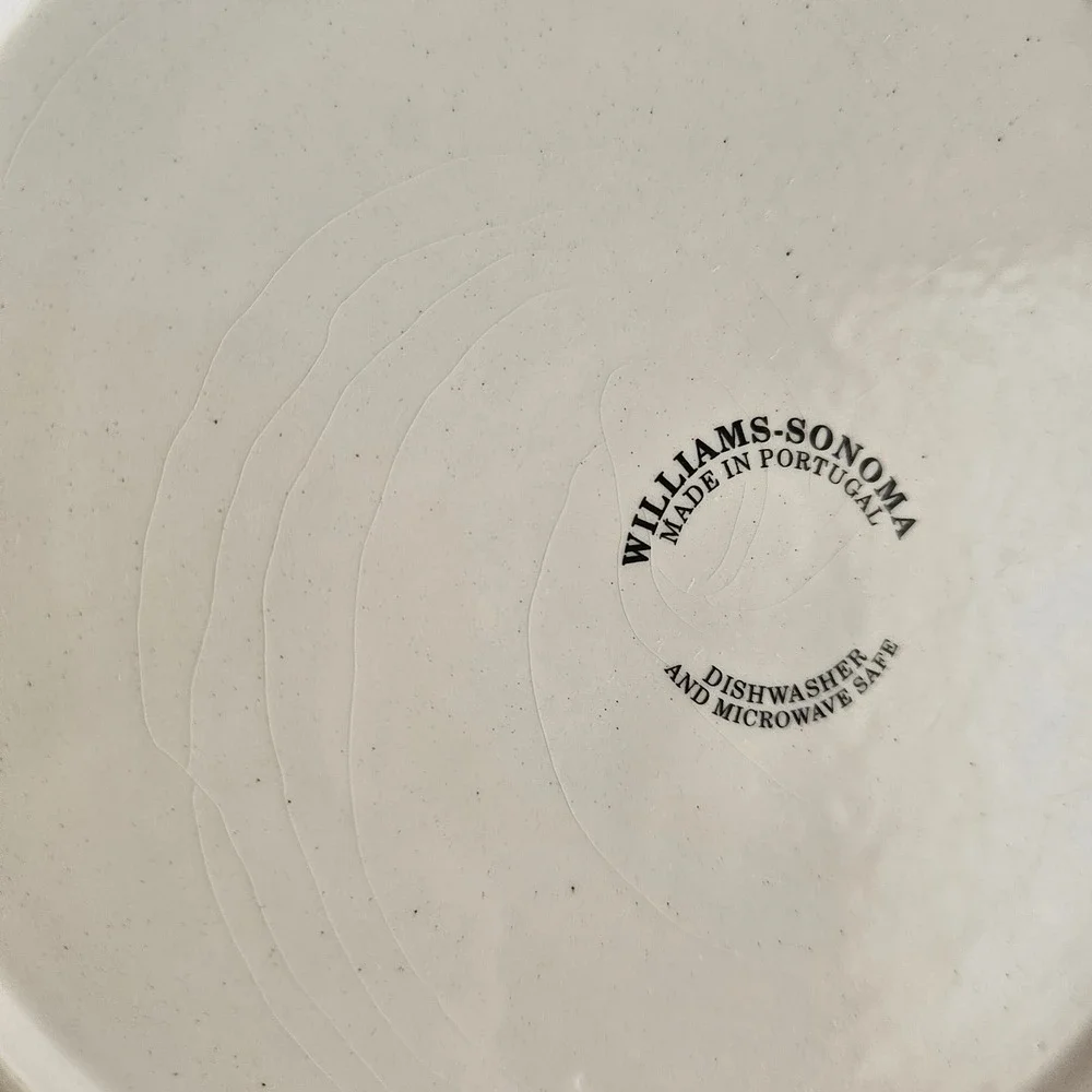 Discontinued Williams Sonoma WSO27 vegetable and herb pasta‎ bowls set of 2